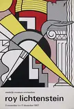 Roy Lichtenstein, stedelijk museum amsterdam roy lichtenstein, 1967, poster
