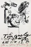 Jean Tinguely, Tinguely in Het Stedelijk, 1984, poster
