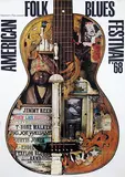 Günther Kieser, American Folk Blues Festival, 1968, poster