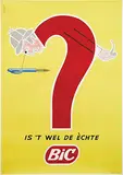 Raymond Savignac, Bic is 't wel de èchte
