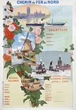 Gustave Fraipont, Chemin de Fer du Nord Angleterre Belgique Hollande, poster