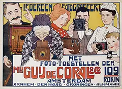 Johann G. van Caspel, Iedereen fotografeert met Foto-Toestellen der Mij. Guy de Coral & Co Amsterdam, 1901, poster