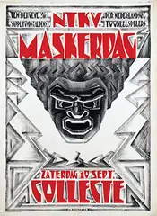Meijer Bleekrode, NTKV Maskerdag, poster