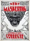 Meijer Bleekrode, NTKV Maskerdag, poster