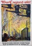 Egon Tschirch, Was England will!, 1918, poster