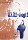 Josef Müller-Brockmann, Kunsthaus Zürich Dada global Siegt!, poster