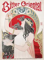 Antoine Théodore Privat-Livemont, Bitter Oriental, 1897, poster