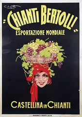 Plinio Codognato, Chianti Bertolli Esportazione Mondiale, poster