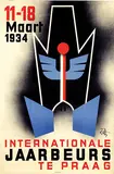 Vliem Rotter, Internationale Jaarbeurs te Praag, 1934, poster