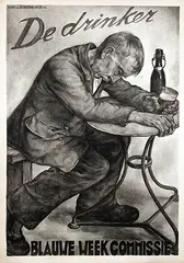 Aart van Dobbenburgh, De drinker, 1935, poster