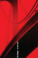 Tomoko Miho, 65 bridges to new york, 1968, poster