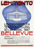 Paul Telchuijs, Lemitento LevensmiddelenTentoonstelling Bellevue, 1937, poster
