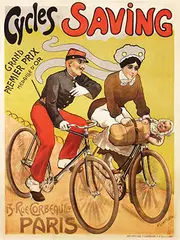 Philippe Chapellier, Cycles Saving Paris, poster