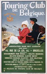 Jean Droit, Touring Club de Belgique, poster