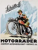 Walter Biedermann, Motorräder, Schütoff, 1926, poster