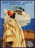 Joseph Rovers, Rotterdamsche Lloyd Royal Mail Line, 1921, poster