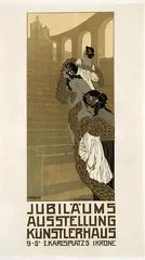 Adolf Karpellus, Jubiläums Ausstellung Künstlerhaus, 1908, poster