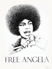 Hendrik P. Pander, Free Angela (Davis), 1971, poster