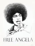 Hendrik P. Pander, Free Angela (Davis), 1971, poster