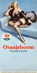 Gil Elvgren, Oranjeboom Celeste, 1958, poster