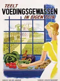 Piet Zwart, Teelt Voedingsgewassen in eigen tuin, 1943, poster