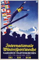 Edwin H. Henel, Internationale Wintersportwoche Garmisch-Partenkirchen, 1937, poster