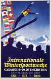 Edwin H. Henel, Internationale Wintersportwoche Garmisch-Partenkirchen, 1937, poster