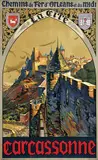 E. Paul Champseix, Carcassonne La Cité, 1925, poster