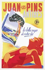 René Bleuer, Juan-les-Pins Antibes, poster