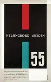 Anders Beckman, Helsingborg Sweden Exposition internationale, 1955, poster