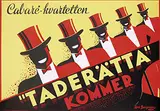 Lars Bergman, Cabaré-kvartetten Taderätta Kommer, 1936, poster