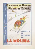 E. Branez, La Molina, Caminos de Hierro del Norte del España, 1929, poster