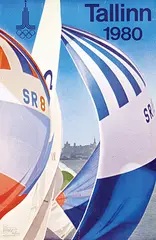 V. Salmre, Olympic Games Moscow Tallinn 1980, 1978, poster