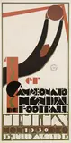 Guillermo Laborde, 1er Campeonato monedeal de Football Uruguay, 1930, poster