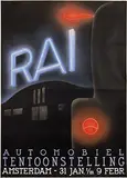 Wim van Andringa de Kempenaer, RAI Automobiel Tentoonstelling, poster