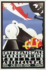 Jerzy Alchimowicz, Internationale Verkehrs-und Turistik Ausstellung Poznan 1930, 1929, poster