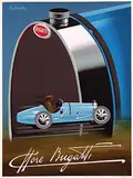 Pierre Fix-Masseau, Ettore Bugatti, 1989, poster