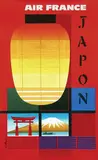 Jacques Nathan-Garamound, Air France Japon, 1963, poster