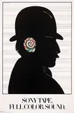 Milton Glaser, Sony Tape. Full Color Sound, 1980, poster