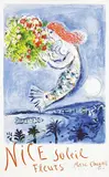 Nice Soleil Fleurs by Marc Chagall, 1962, poster, sold Dec 2017