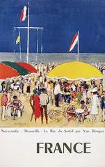 Kees van Dongen, France Normandie Deauville, 1960, poster