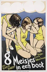 Joop v.d. Berg, Movie: Karin Hardt in "8 Meisjes in een boot", 1932, poster