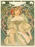 Alphonse Mucha, Without text (Reverie F. Champenois, Paris), 1897, poster