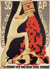 Tjerk Bottema, Kies de S.D.A.P. canditaten, 1922, poster