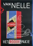 Pieter den Besten, Van Nelle Afternoon Het Roode Pakje, 1946, poster