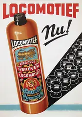 Locomotief Zeer oude genever by Gerben Scheepstra, poster, sold Dec 2017