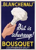 Gerben Scheepstra, Bousquet scheerzeep, 1935, poster