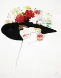 René Gruau, Flowered hat