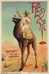 R. Vittelle, Rexki Roi des Apéritifs, 1923, poster