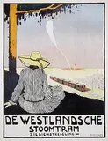 Raoul Hynckes, De Westlandsche Stoomtram, poster